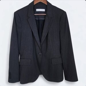 Zara Charcoal Gray Blazer